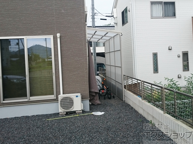 群馬県桐生市ののストックヤード ストックヤードII オープンタイプ 積雪〜20cm対応 施工例