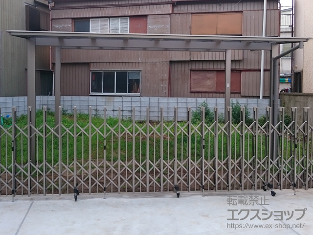 千葉県銚子市ののカーポート ソリッドポート ワイド 積雪〜20cm対応 施工例