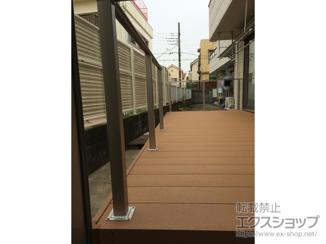 埼玉県さいたま市ののウッドデッキ リウッドデッキ 200 施工例