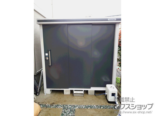 千葉県鎌ケ谷市のの物置・屋外倉庫 エルモ 一般型（LMD-2222-SM） 施工例