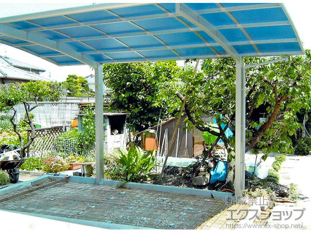 兵庫県加古川市ののカーポート プレシオスポート 積雪〜20cm対応 施工例