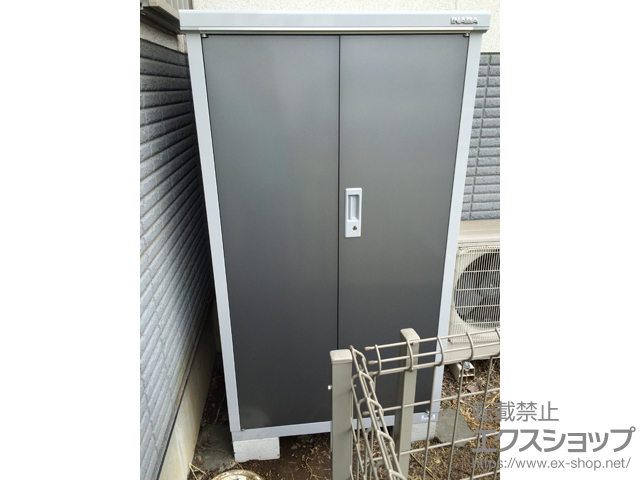 神奈川県相模原市のの物置・屋外倉庫 アイビーストッカー（BJX-097D-PG） 施工例