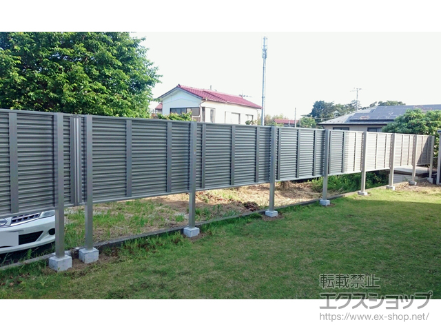 神奈川県横浜市ののフェンス・柵 レスティナフェンス5型 自由柱 施工例