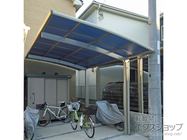 奈良県生駒市ののカーポート プレシオスポート 積雪〜20cm対応 施工例