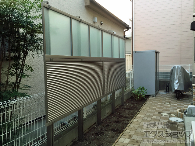 千葉県松戸市ののフェンス・柵 ライシスフェンスP型 フリーポールタイプ 施工例