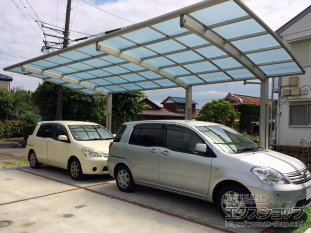神奈川県相模原市ののカーポート レイナポートグラン 延長　積雪〜20cm対応 施工例