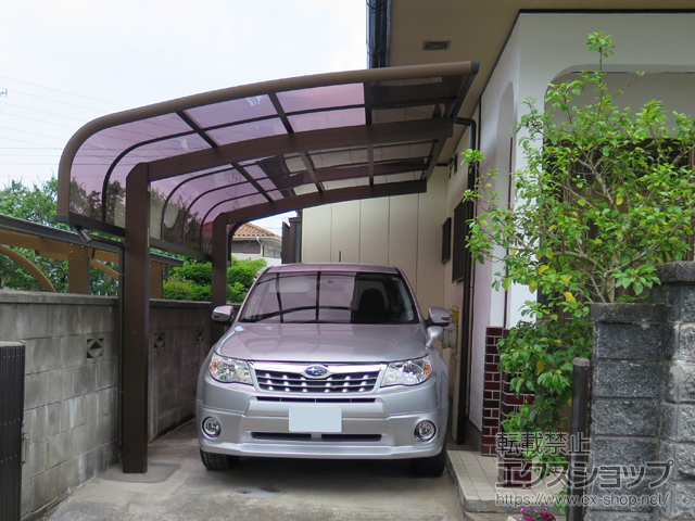 茨城県日立市ののカーポート レイナキャップポートグラン　積雪〜20cm対応 施工例