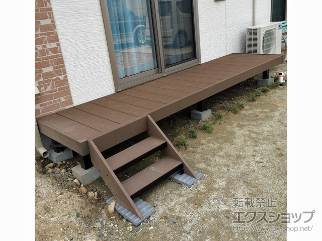 岩手県花巻市ののウッドデッキ マージウッドデッキ 施工例