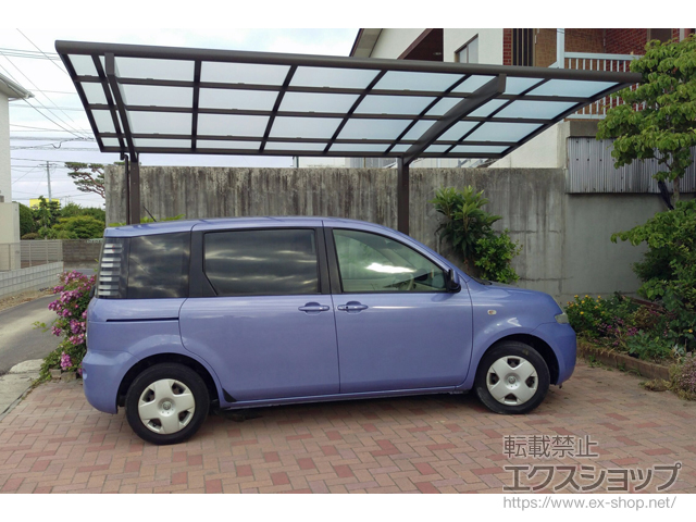 宮城県登米市ののカーポート ネスカR (ラウンドスタイル) 積雪〜20cm対応 施工例