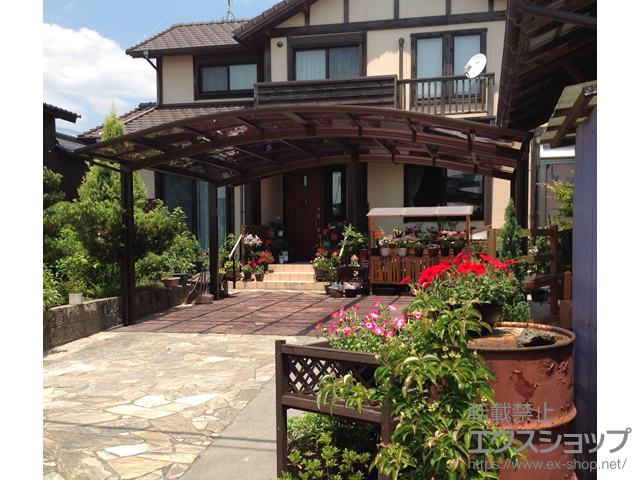 佐賀県佐賀市ののカーポート レイナツインポートグラン　積雪〜20cm対応 施工例