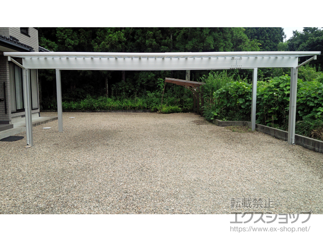 宮城県黒川郡大衡村ののカーポート エフルージュ トリプル50 積雪〜50cm対応 施工例