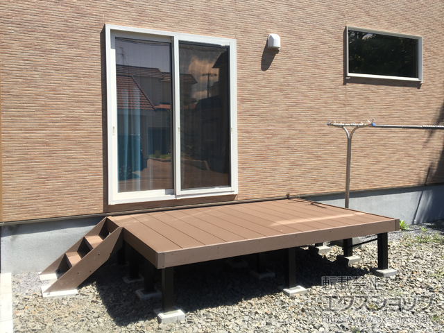 北海道札幌市ののウッドデッキ マージウッドデッキ 施工例