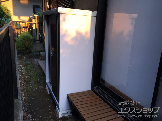 東京都練馬区のの物置・屋外倉庫 シンプリー 一般型(MJX-095CP TB) 施工例