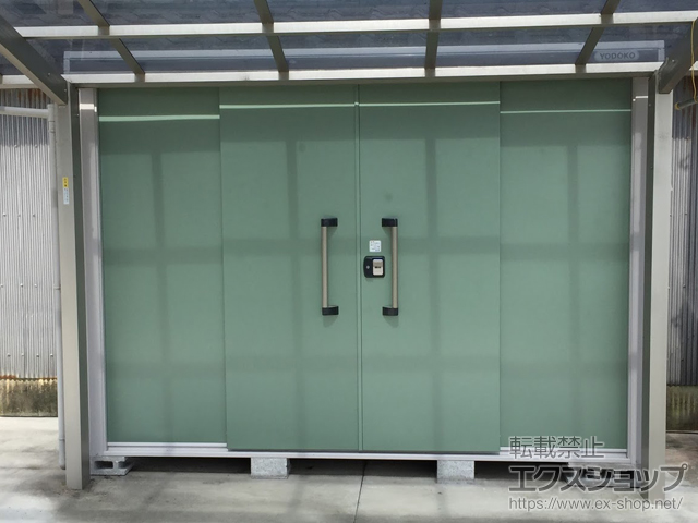 徳島県板野郡上板町のの物置・屋外倉庫 エルモ 一般型 2920×1170×2121 LMD-2911-EG 施工例