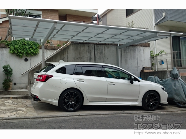 神奈川県川崎市ののカーポート マイリッシュ 逆勾配(前下がり) 積雪〜20cm対応 施工例