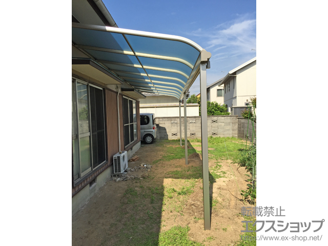 香川県丸亀市ののテラス屋根 ヴェクターテラス R型 テラスタイプ 連棟 積雪〜20cm対応 施工例