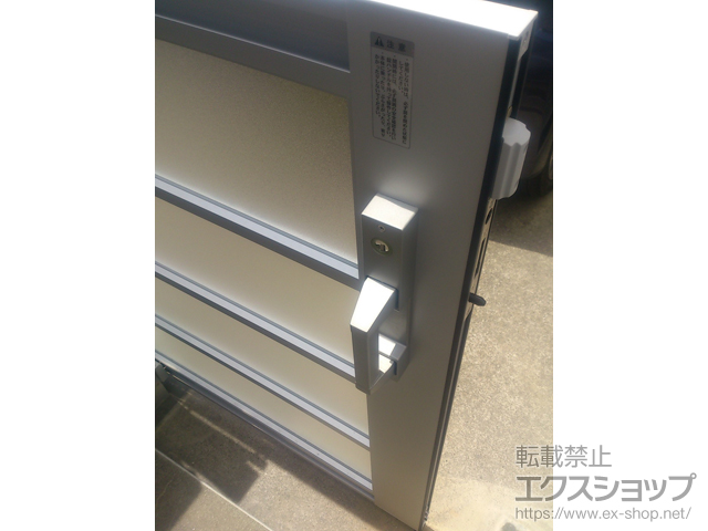 神奈川県横浜市のの門扉 アーキスライド F型 片引き　【右引き】 施工例