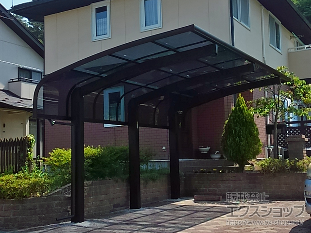 岩手県盛岡市ののカーポート レイナキャップポートグラン50　積雪〜50cm対応 施工例