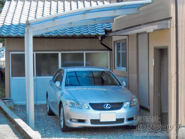 和歌山県東牟婁郡那智勝浦町ののカーポート プレシオスポート 積雪〜20cm対応 施工例