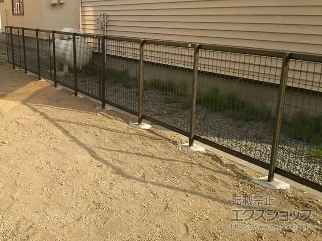 �k�C���Ϗ��q�s��LIXIL ���N�V��(TOEX)�̃t�F���X�E��E�� �A�����b�V���t�F���X1�^ �t���[�|�[���^�C�v �{�H��