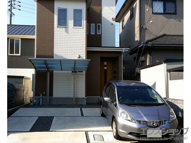 静岡県焼津市ののサイクルポート・駐輪場 レイナポートグランミニ 積雪〜20cm対応 施工例