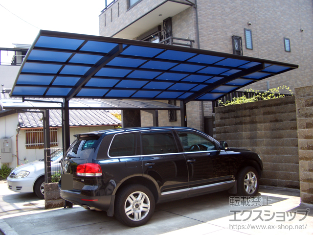 大阪府東大阪市ののカーポート レイナポートグラン　積雪〜20cm対応 施工例