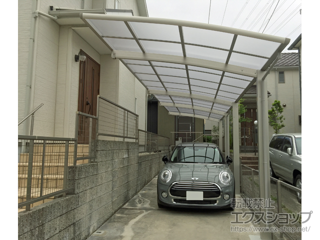 愛知県名古屋市ののカーポート レイナポートグラン 縦連棟　積雪〜20cm対応 施工例