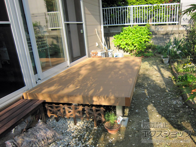 宮城県仙台市ののウッドデッキ マージウッドデッキ 施工例