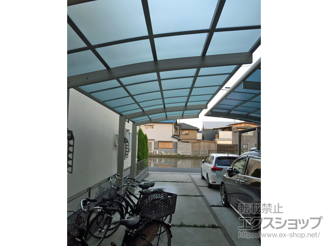 大阪府摂津市ののカーポート レイナポートグラン 延長　積雪〜20cm対応 施工例