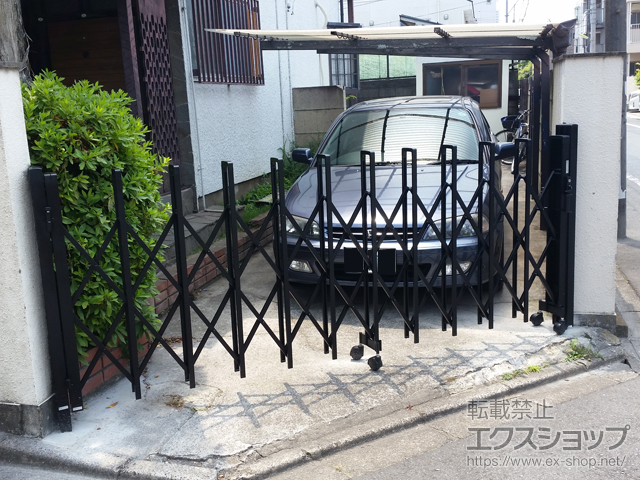 東京都世田谷区ののカーゲート トリップゲート RB型 ノンレール 片開き 32S 施工例