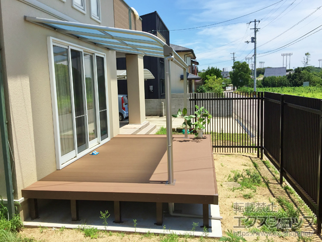 香川県高松市ののウッドデッキ リウッドデッキ 200 施工例