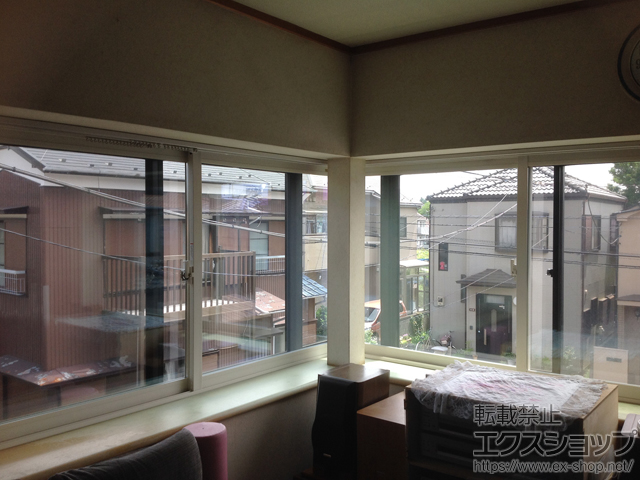 神奈川県相模原市のの二重窓（内窓） インプラス ダストバリア仕様 引違い窓 2枚建 施工例