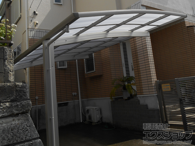 神奈川県横浜市ののカーポート プレシオスポート 積雪〜20cm対応 施工例