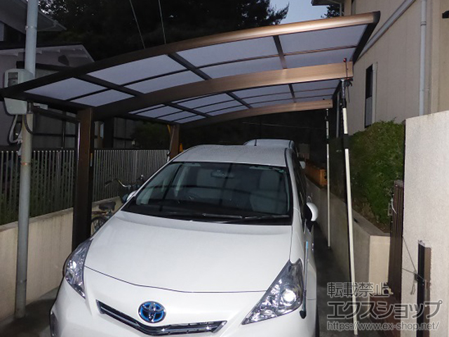 兵庫県三木市ののカーポート プレシオスポート 積雪〜20cm対応 施工例