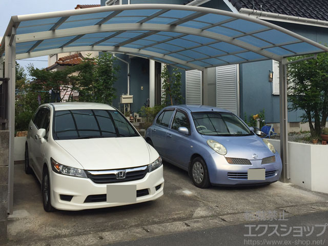 福岡県糸島市ののカーポート レイナツインポートグラン　積雪〜20cm対応 施工例