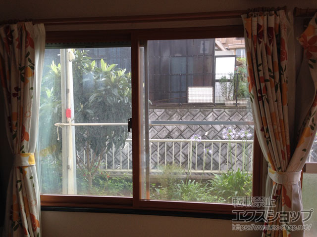 大分県大分市のの二重窓（内窓）、カーポート インプラス ダストバリア仕様 引違い窓 2枚建 施工例