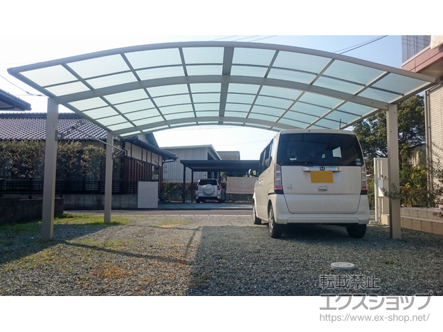 熊本県八代市ののカーポート レイナツインポートグラン　積雪〜20cm対応 施工例