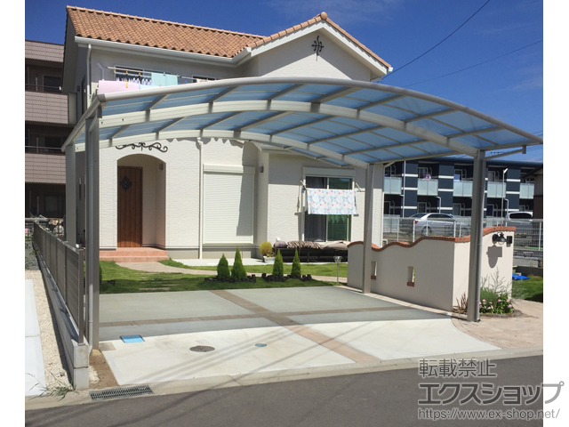 茨城県かすみがうら市ののカーポート レイナツインポートグラン　積雪〜20cm対応 施工例