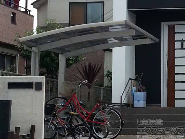 埼玉県春日部市ののサイクルポート・駐輪場 レイナポートグランミニ 積雪〜20cm対応 施工例