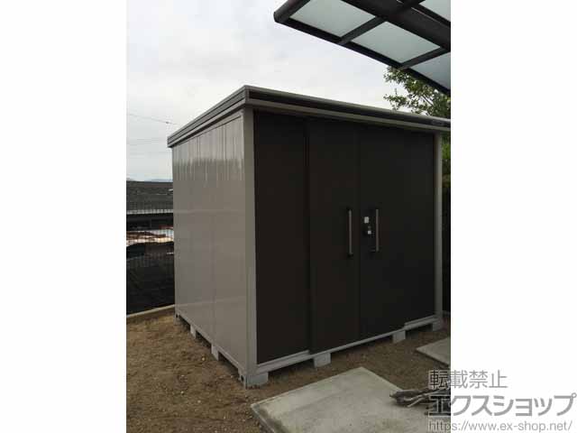 京都府亀岡市のの物置・屋外倉庫 エルモ 一般型（LMD-2522H-DW ） 施工例