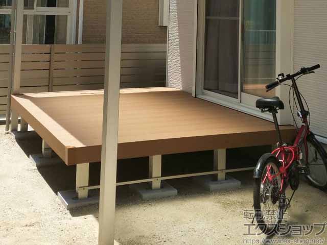 福岡県福岡市ののウッドデッキ リウッドデッキ 200 施工例