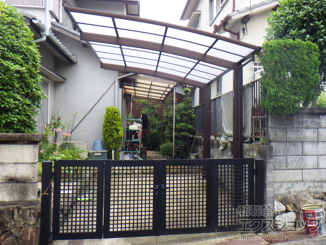 兵庫県姫路市ののカーポート プレシオスポート 積雪〜20cm対応 施工例