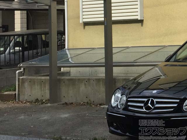 東京都国立市ののテラス屋根 ヴェクターテラス F型 テラスタイプ 単体 積雪〜20cm対応 施工例