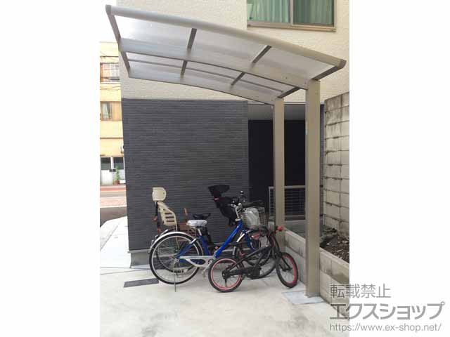 東京都荒川区ののサイクルポート・駐輪場 レイナポートグランミニ 積雪〜20cm対応 施工例