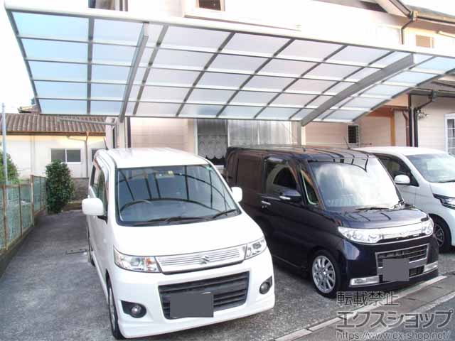 佐賀県嬉野市ののカーポート レイナポートグラン　積雪〜20cm対応 施工例