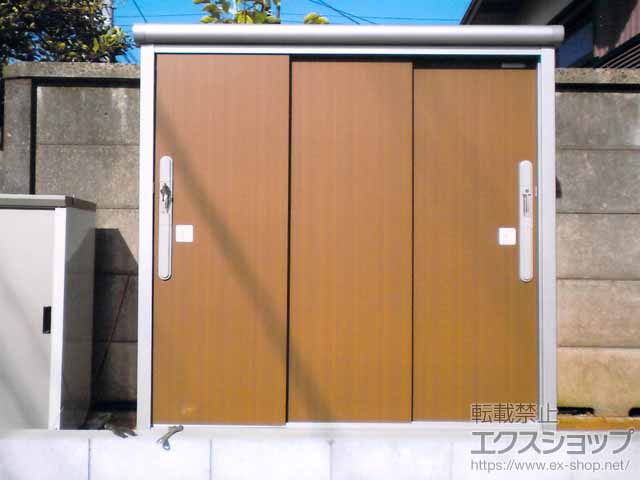 千葉県船橋市のの物置・屋外倉庫 エスモ 一般型（ESD-1506EGL-WB） 施工例