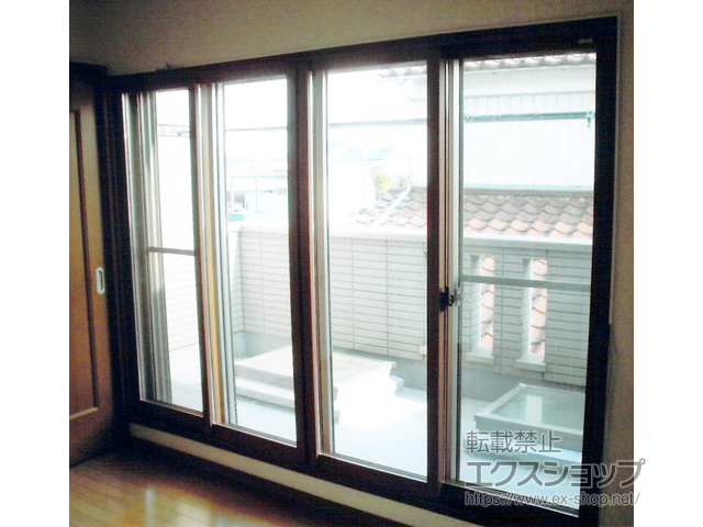 埼玉県さいたま市のの二重窓（内窓） インプラス ダストバリア仕様 引違い窓 4枚建 施工例