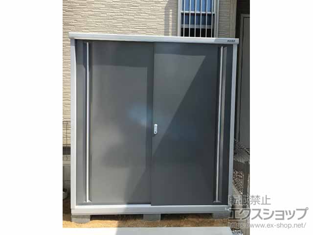 大阪府堺市のの物置・屋外倉庫 シンプリー 一般型 （ MJX-177E-P-PG） 施工例