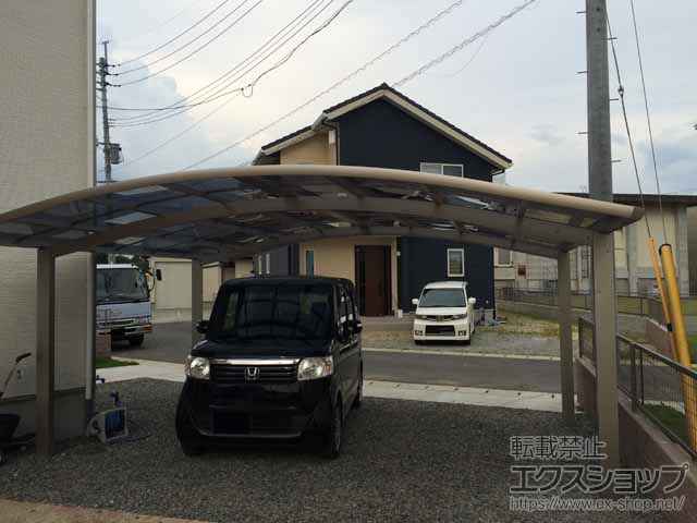 熊本県熊本市ののカーポート レイナツインポートグラン　積雪〜20cm対応 施工例