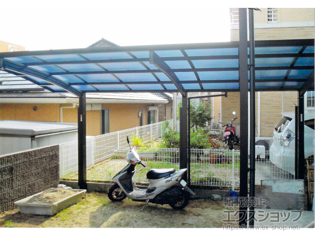 福岡県大牟田市ののカーポート レイナポートグラン　積雪〜20cm対応 施工例